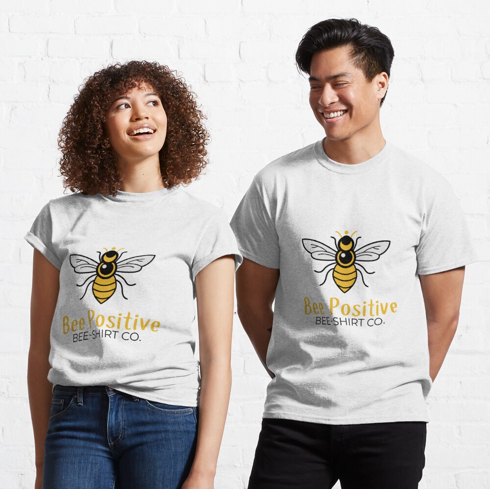 Bee Positive Classic T-Shirt image